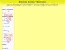 Tablet Screenshot of blencowefamilies.com